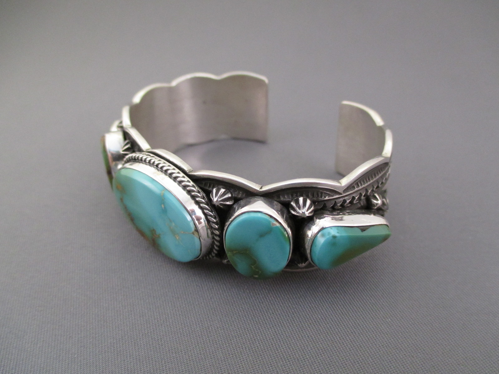 Royston Turquoise Sterling Silver Cuff Bracelet