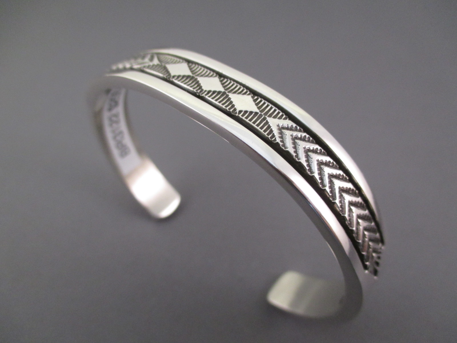 Sterling Silver Cuff Bracelet By Bruce Morgan