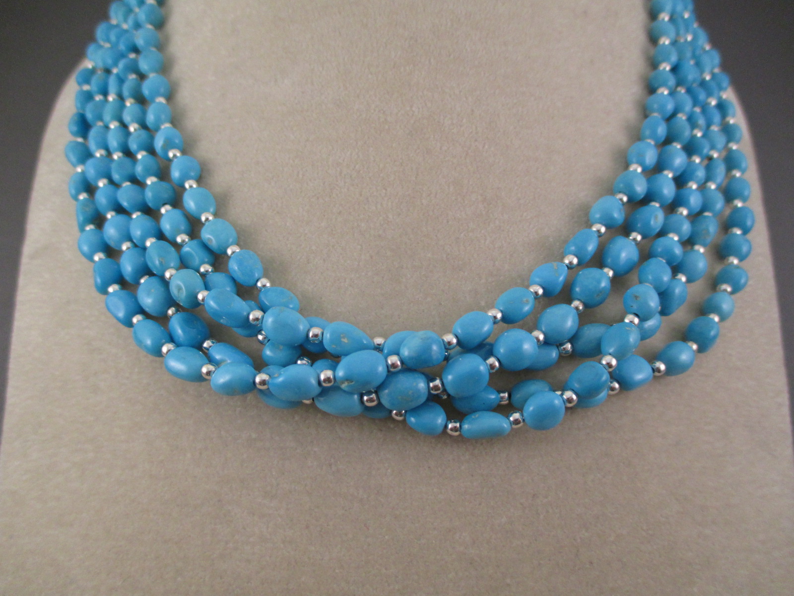 Desiree Yellowhorse Sleeping Beauty Turquoise Necklace