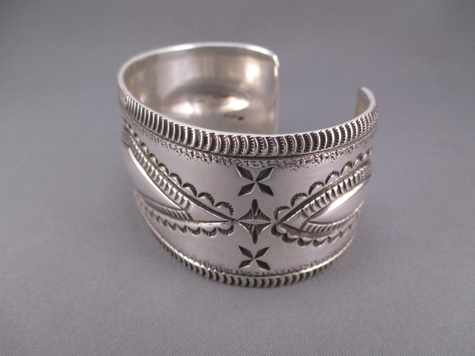 Jennifer Curtis Sterling Silver Cuff Bracelet | Navajo Jewelry