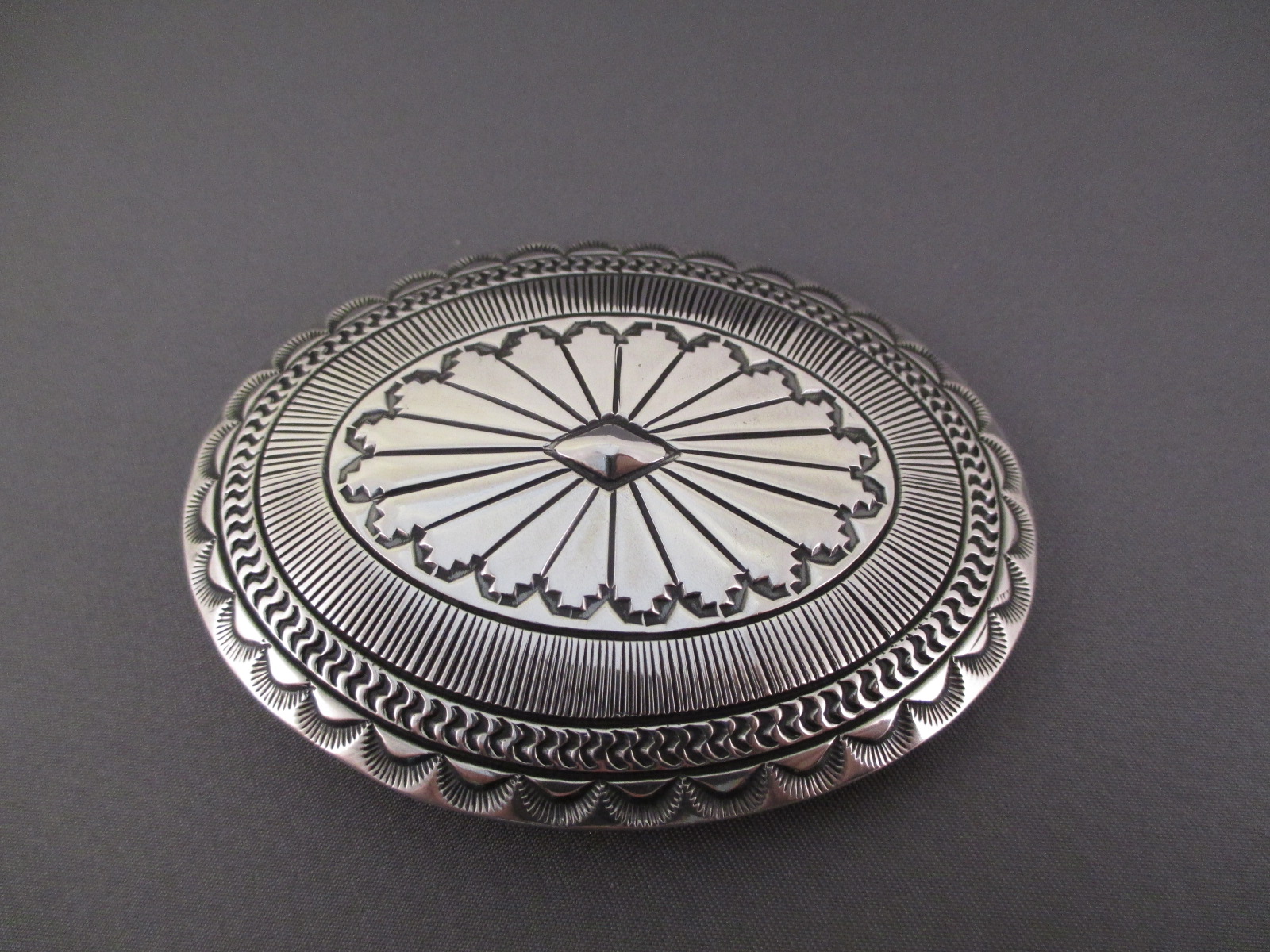 Belt Buckle of Sterling Silver by June Defauto