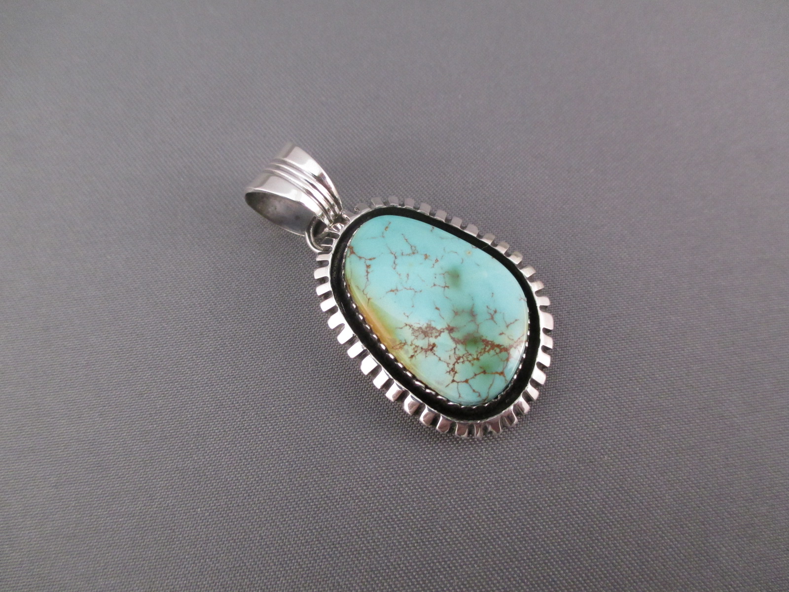 Will Denetdale Royston Turquoise Pendant - Turquoise Jewelry