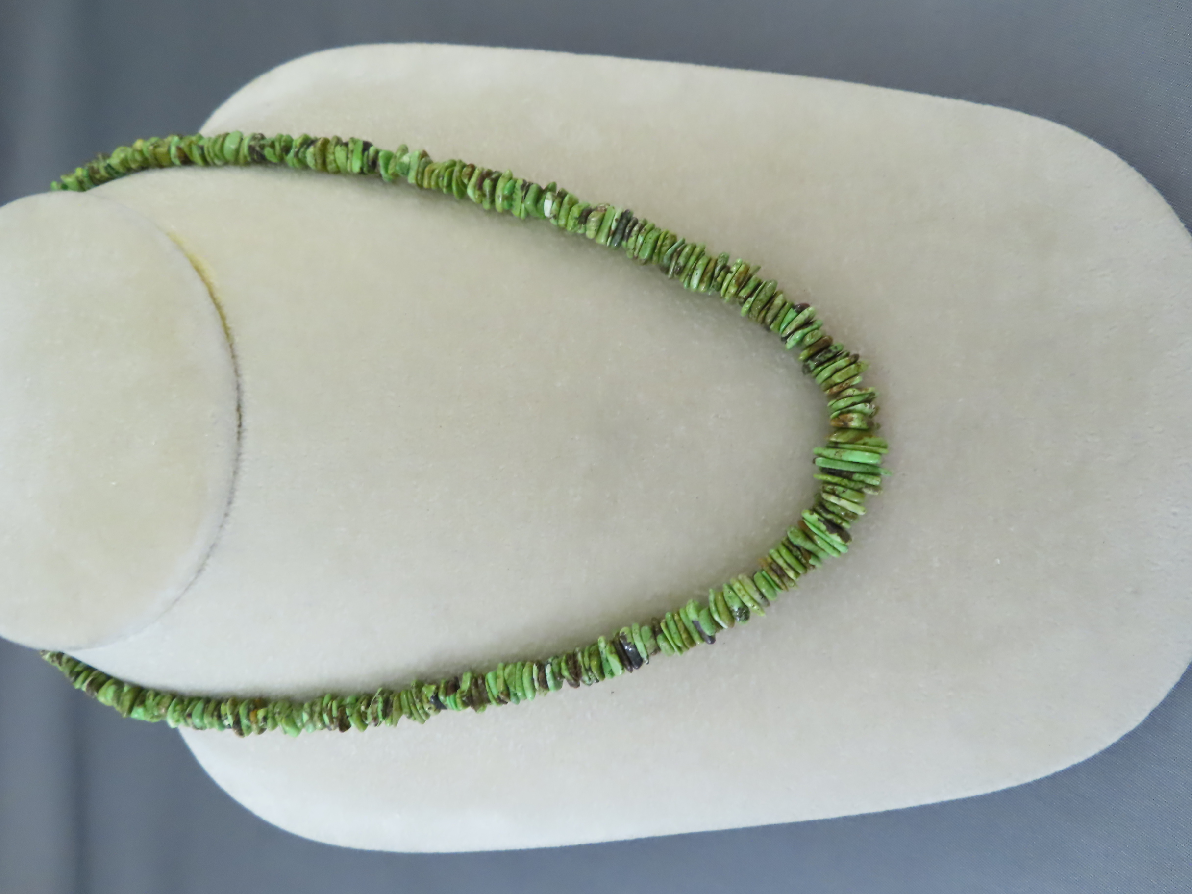 Gaspeite Necklace by Artie Yellowhorse