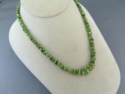 Gaspeite Necklace by Artie Yellowhorse