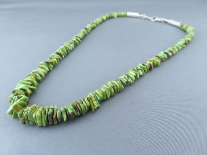 Gaspeite Necklace by Artie Yellowhorse