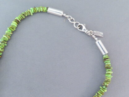 Gaspeite Necklace by Artie Yellowhorse