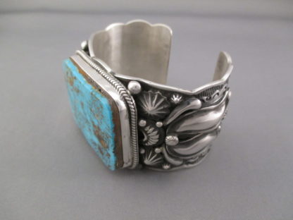 Royston Turquoise Cuff Bracelet by Darryl Becenti - Turquoise