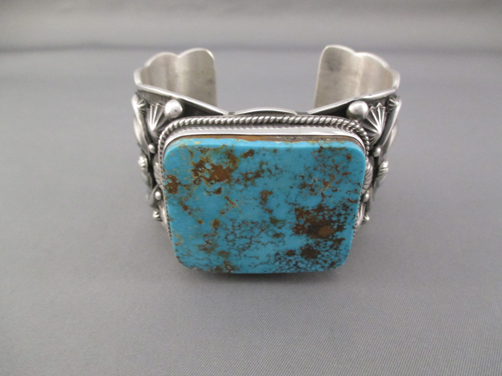 Royston Turquoise Cuff Bracelet by Darryl Becenti - Turquoise