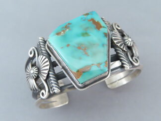 Larger Pilot Mountain Turquoise Cuff Bracelet