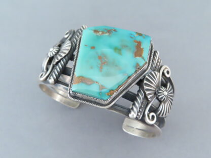 Larger Pilot Mountain Turquoise Cuff Bracelet