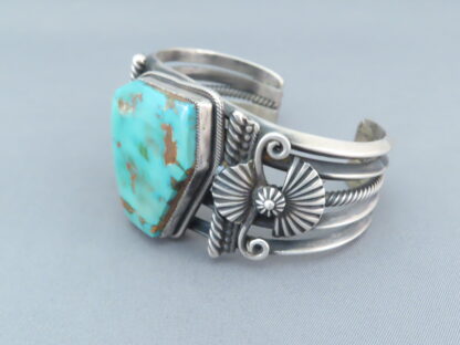 Larger Pilot Mountain Turquoise Cuff Bracelet