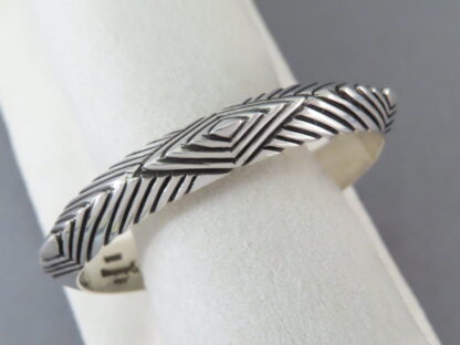 Stamped Triangle Bracelet by Artie Yellowhorse