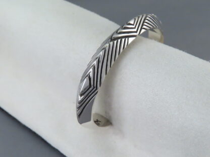 Stamped Triangle Bracelet by Artie Yellowhorse