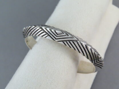 Stamped Triangle Bracelet by Artie Yellowhorse