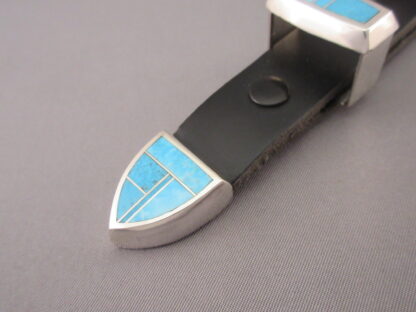 Turquoise Inlay Ranger Belt Buckle Set