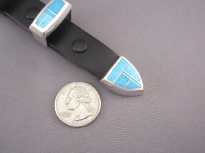 Turquoise Inlay Ranger Belt Buckle Set