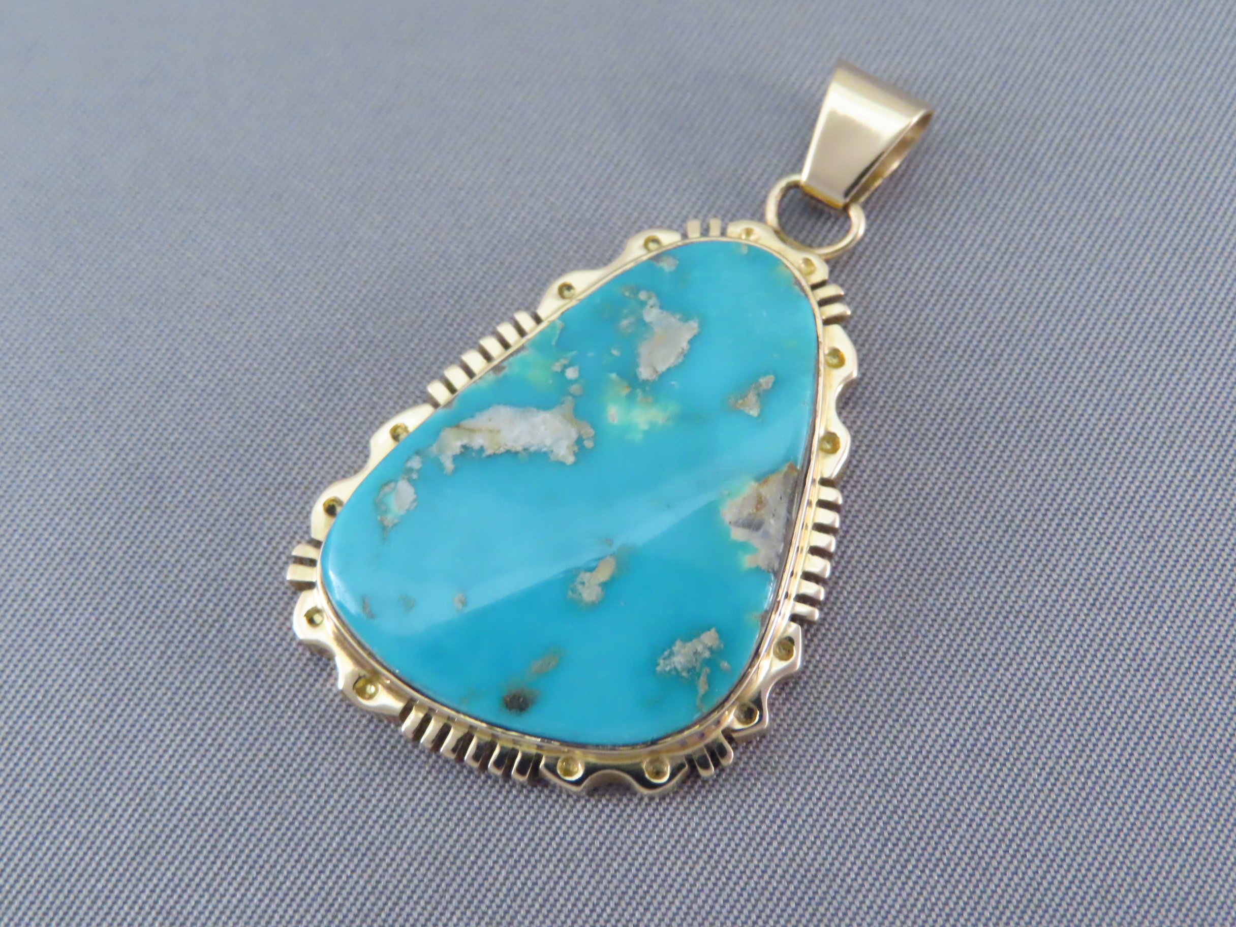 blue turquoise pendant