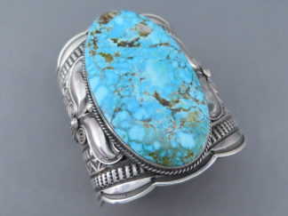 Kingman Turquoise Sterling Silver Bracelet – WOW!!