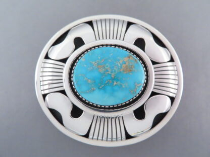 Darling Darlene Turquoise Belt Buckle by Trent Lee-Anderson