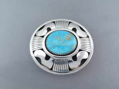 Darling Darlene Turquoise Belt Buckle by Trent Lee-Anderson