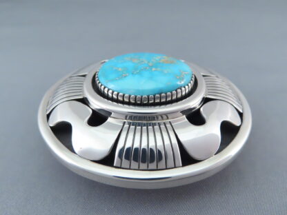 Darling Darlene Turquoise Belt Buckle by Trent Lee-Anderson