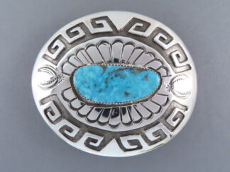 Morenci Turquoise Belt Buckle