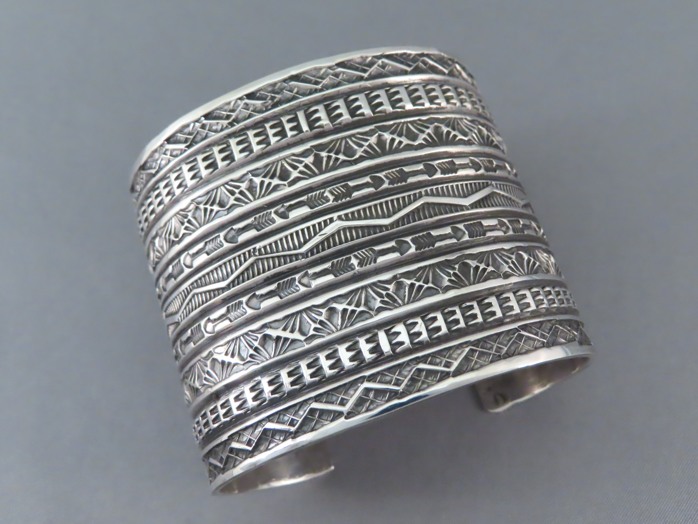 Sunshine Reeves Sterling Silver Cuff Bracelet - Navajo Jewelry