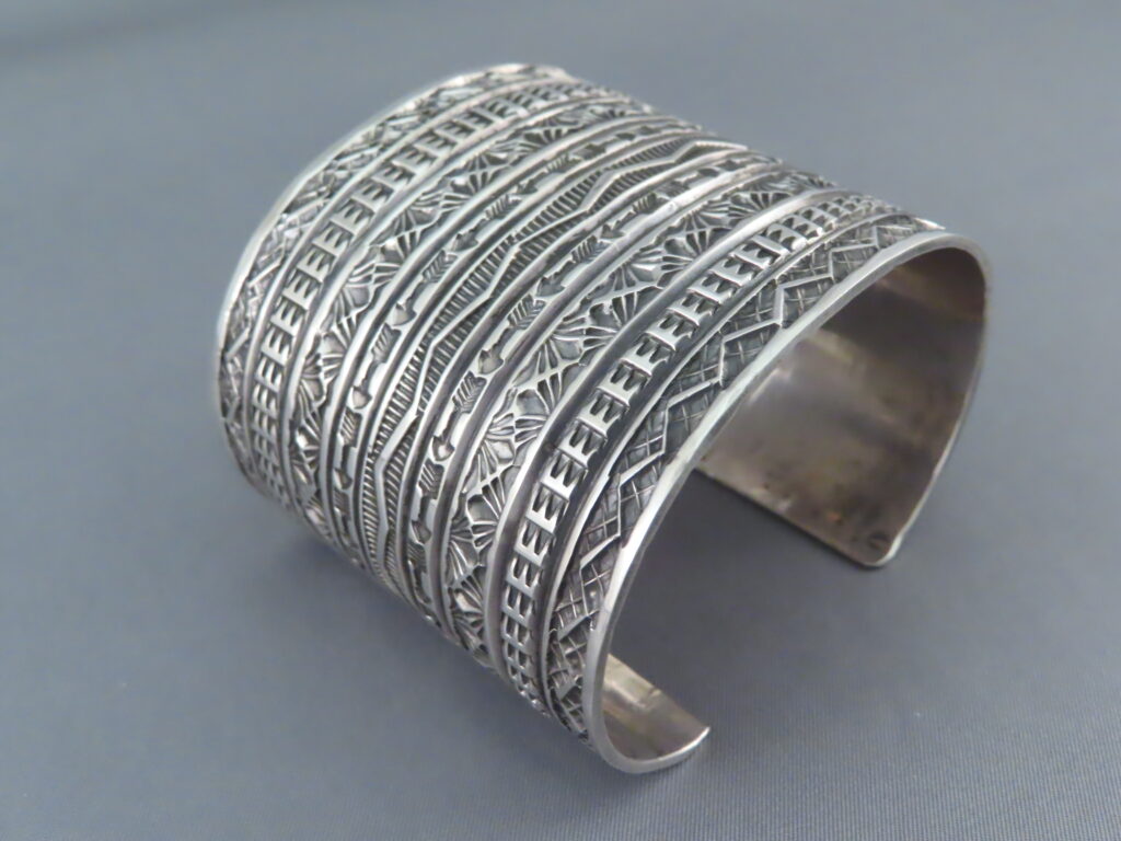 Sunshine Reeves Sterling Silver Cuff Bracelet - Navajo Jewelry