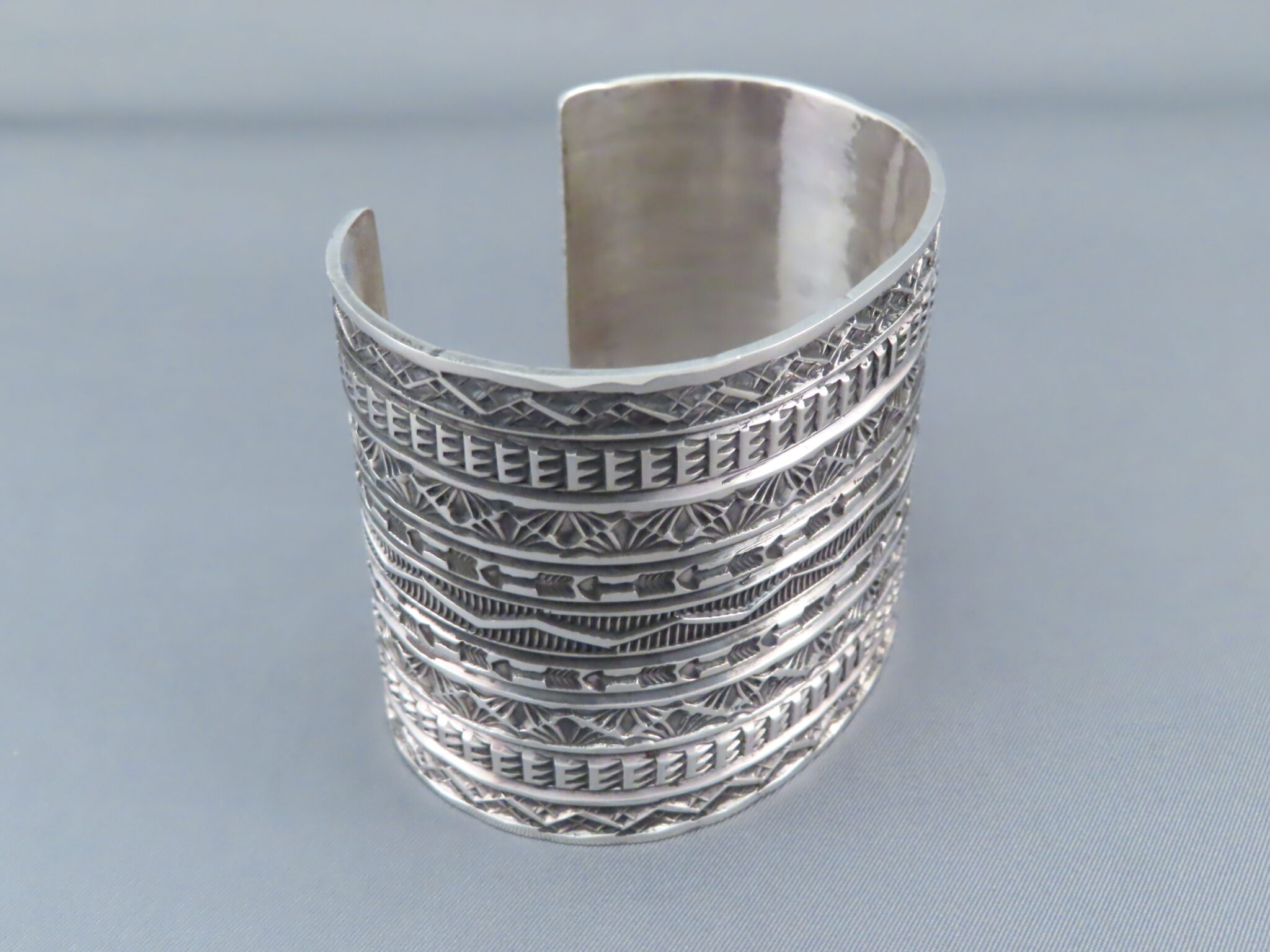 Sunshine Reeves Sterling Silver Cuff Bracelet - Navajo Jewelry