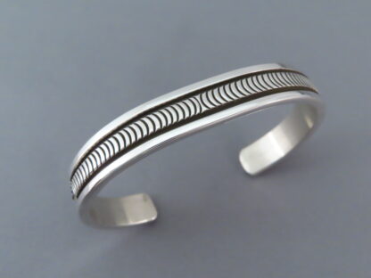 Bruce Morgan Larger Sterling Silver Cuff Bracelet