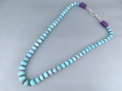 Bruce Eckhardt Carico Lake Turquoise Necklace with Sugilite