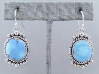 Golden Hills Turquoise Earrings by Artie Yellowhorse