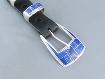 Inlay Ranger Buckle Set – Lapis Inlay Belt Buckle