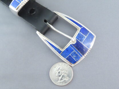 Inlay Ranger Buckle Set – Lapis Inlay Belt Buckle