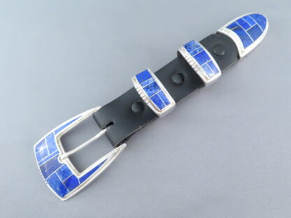 Inlay Ranger Buckle Set – Lapis Inlay Belt Buckle