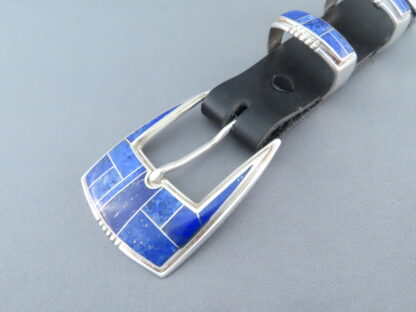 Inlay Ranger Buckle Set – Lapis Inlay Belt Buckle