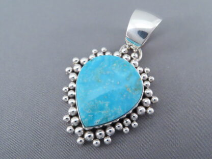 Candelaria Turquoise Pendant by Artie Yellowhorse