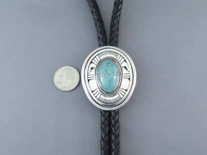 Nevada Blue Turquoise Bolo Tie