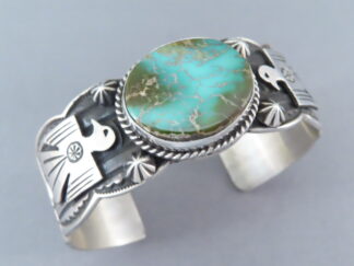 Royston Turquoise & Sterling Silver Cuff Bracelet