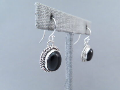 Onyx Sterling Silver Earrings