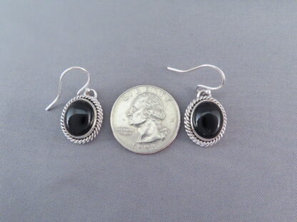 Onyx Sterling Silver Earrings