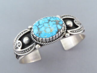 Kingman Turquoise Cuff Bracelet by Albert Jake