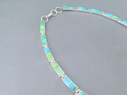 Sonoran Gold Turquoise Inlay Necklace