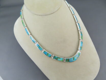 Sonoran Gold Turquoise Inlay Necklace