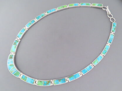 Sonoran Gold Turquoise Inlay Necklace