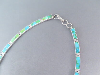 Sonoran Gold Turquoise Inlay Necklace