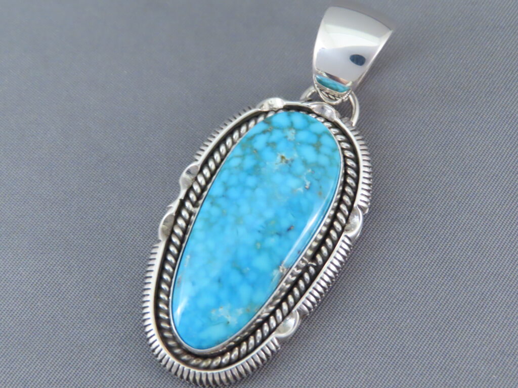 Royston Turquoise Pendant Jewelry by Artie Yellowhorse - Turquoise Jewelry