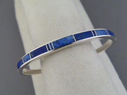 Lapis Inlay Cuff Bracelet