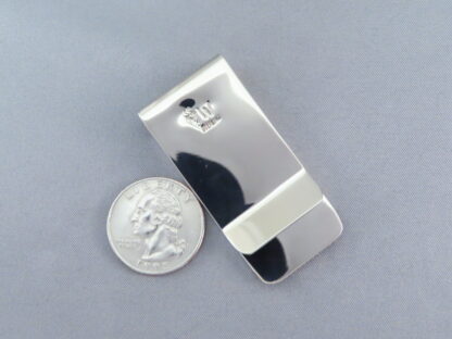 Inlaid Multi-Stone Money Clip