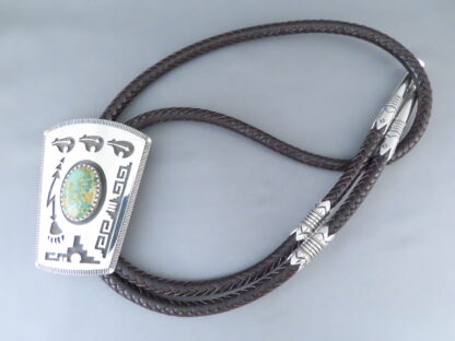 Darling Darlene Turquoise Bolo Tie with Bears